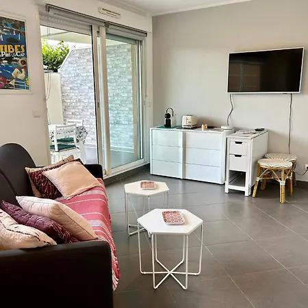 Joli Climatise Avec Jardin Dans Avec Piscine Διαμέρισμα